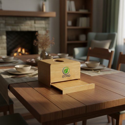 Bamboo Napkin Holder (UV)