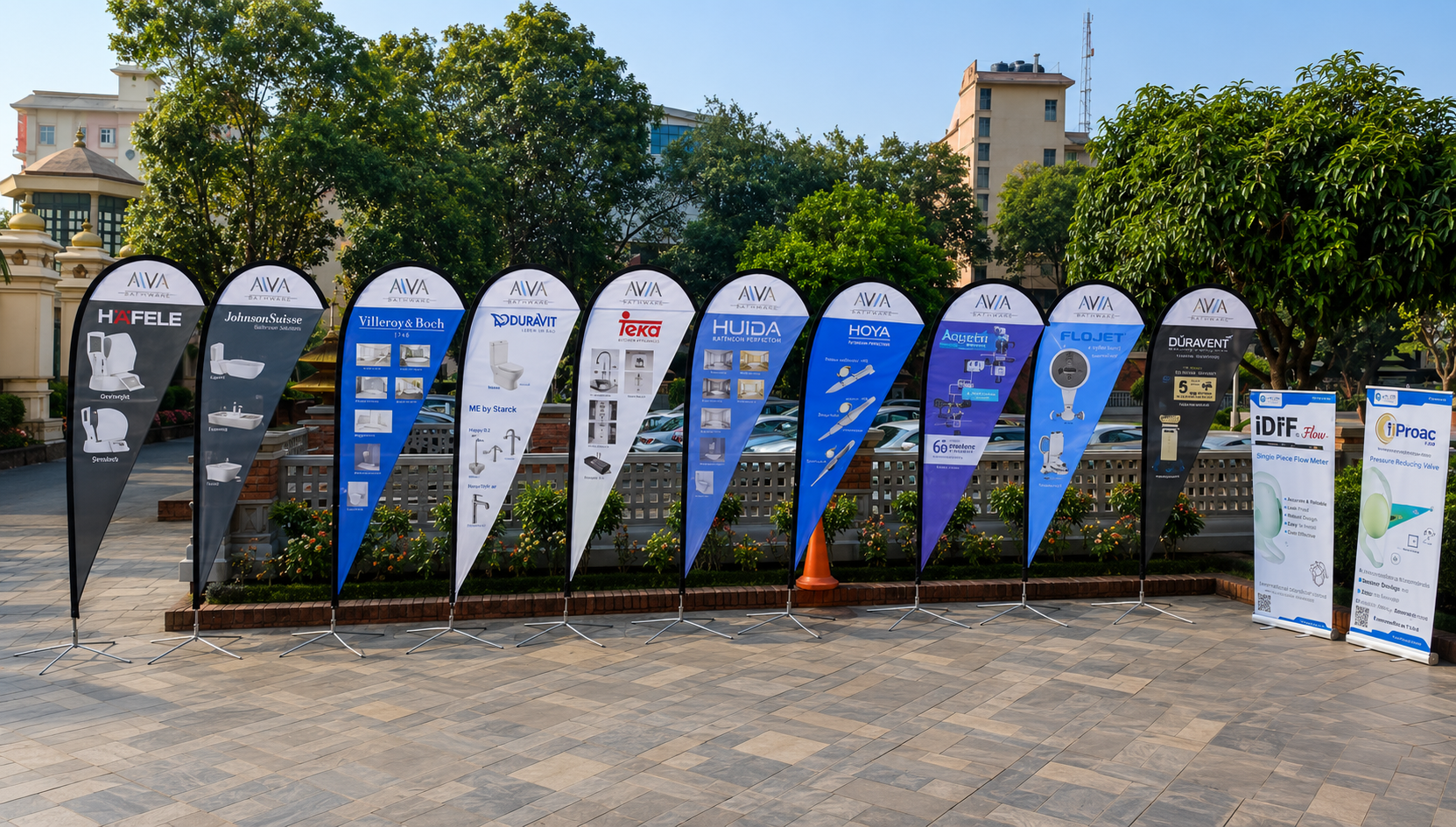 Tear Drop Flags